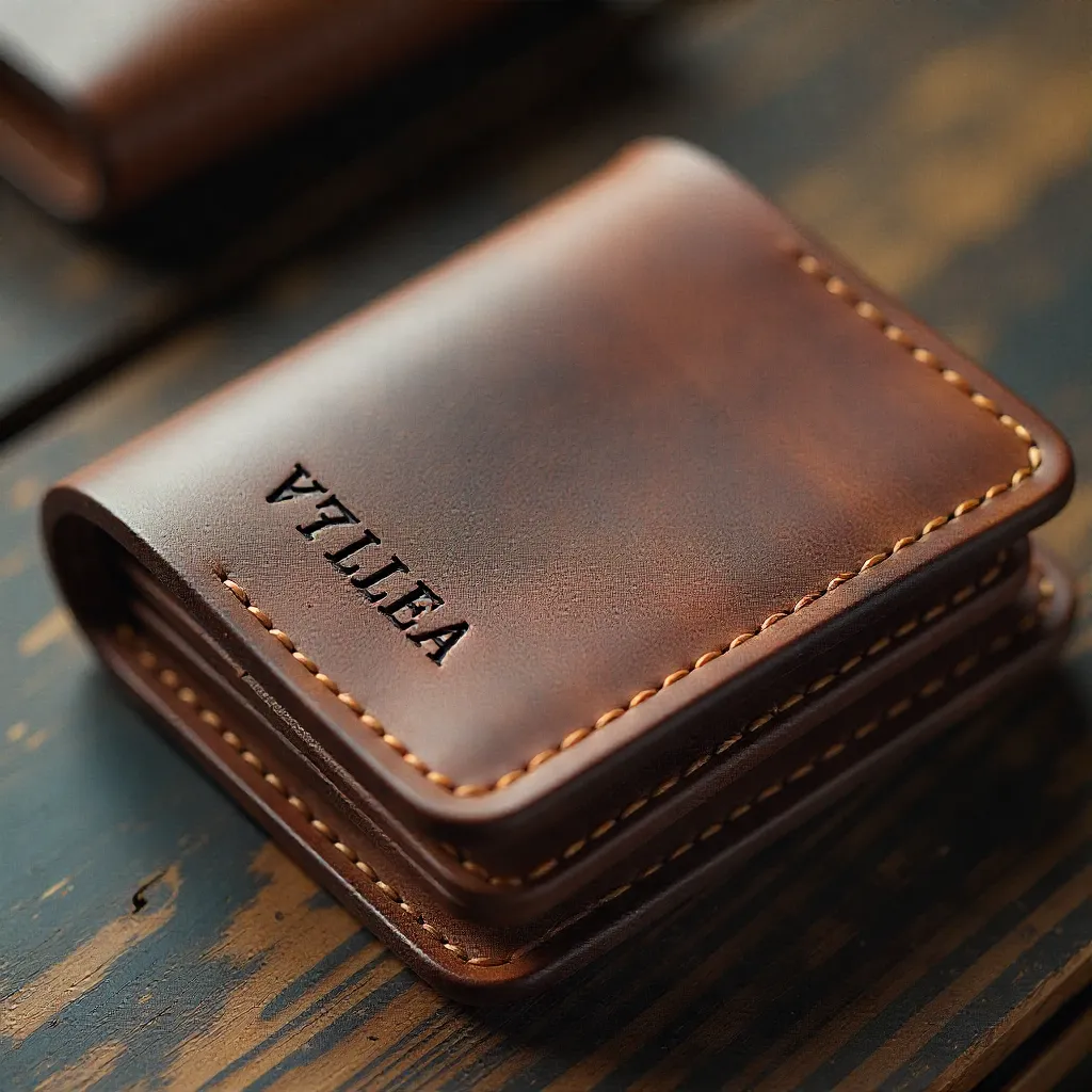 Leather wallet collection
